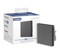 AQARA Przełącznik ścienny H1 bez neutralnego podwójny (szary) - 1246381 - zdjęcie 4